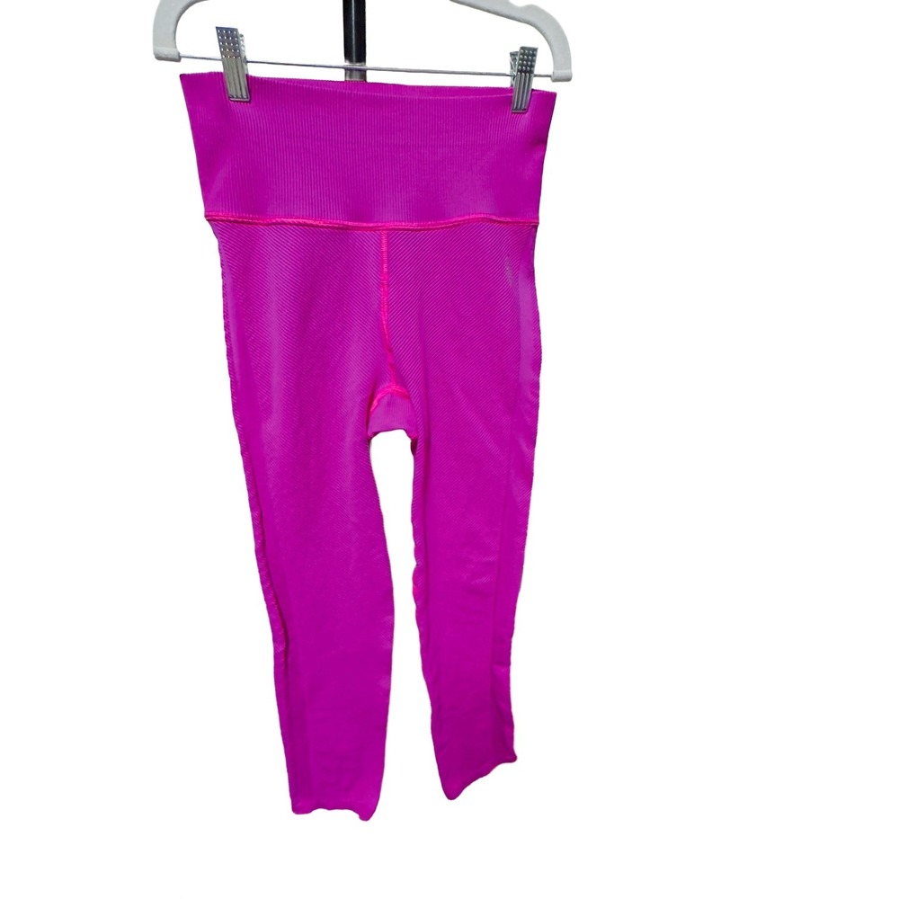 Free People Never Better Leggings Deep Mulberry Pink Medium Cozy Girl Athleisure